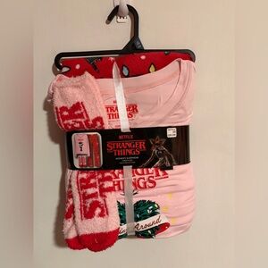 NWT Stranger Things 3-Piece Pajama Set